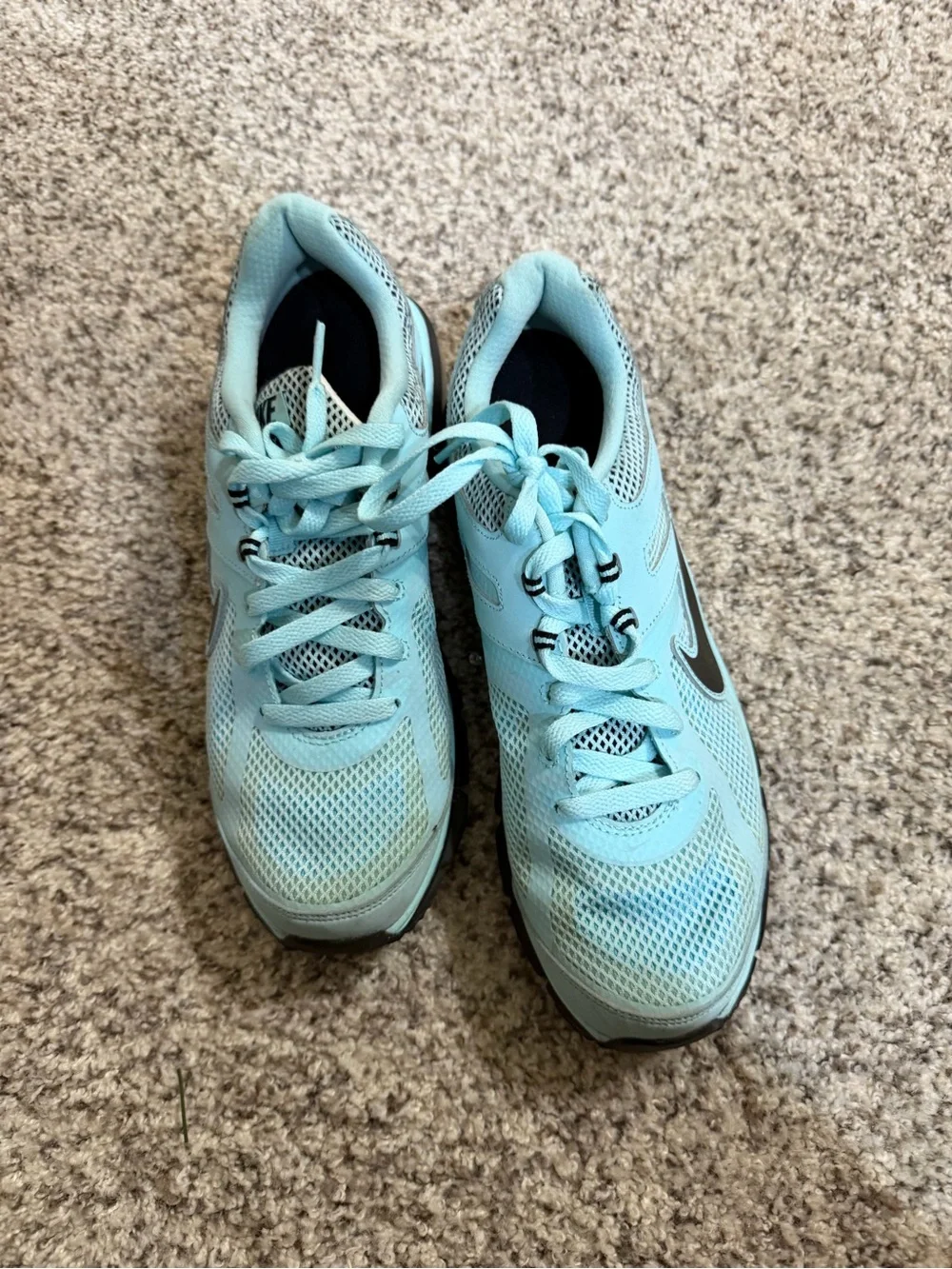 Nike Women's Aqua/Black Mesh Running Shoes